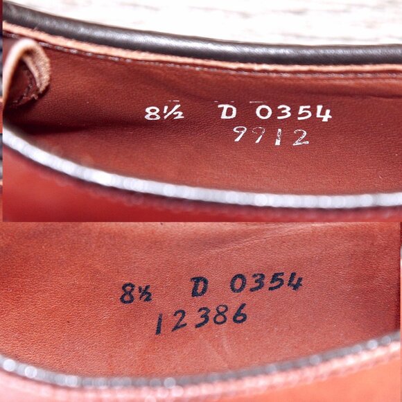 * NIB * $395 Allen Edmonds DAWSON 8.5 D Chili * Factory 2nds * add $15 new Trees main image 10